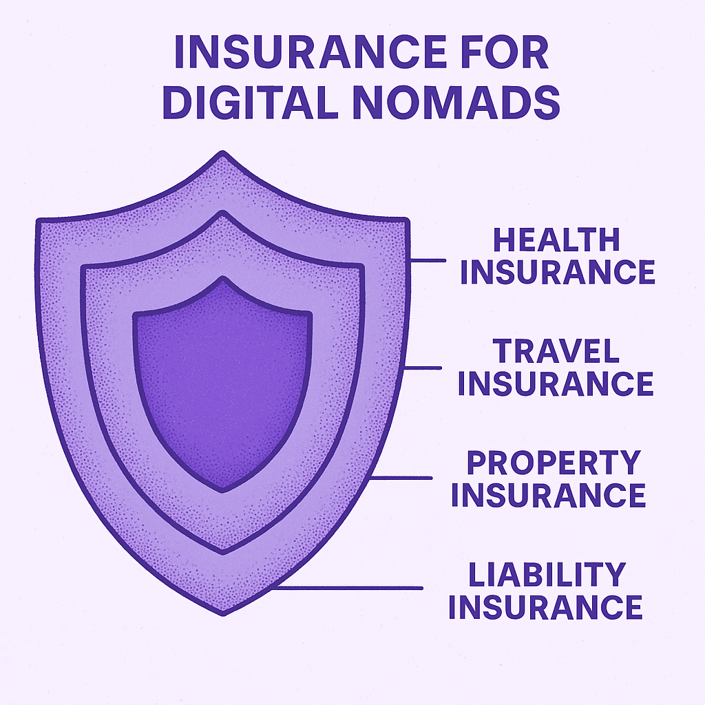 Comprehensive insurance coverage breakdown for digital nomads