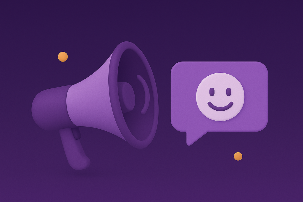 illustration of tone of voice (TOV)